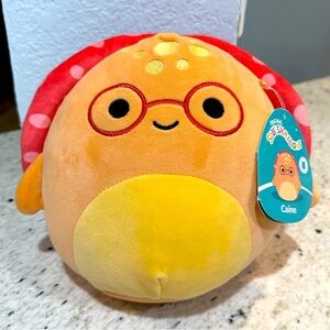 Squishmallows CAINE THE SNAIL FIRST TO MARKET 8" VHTF 8 inch Plush NWT